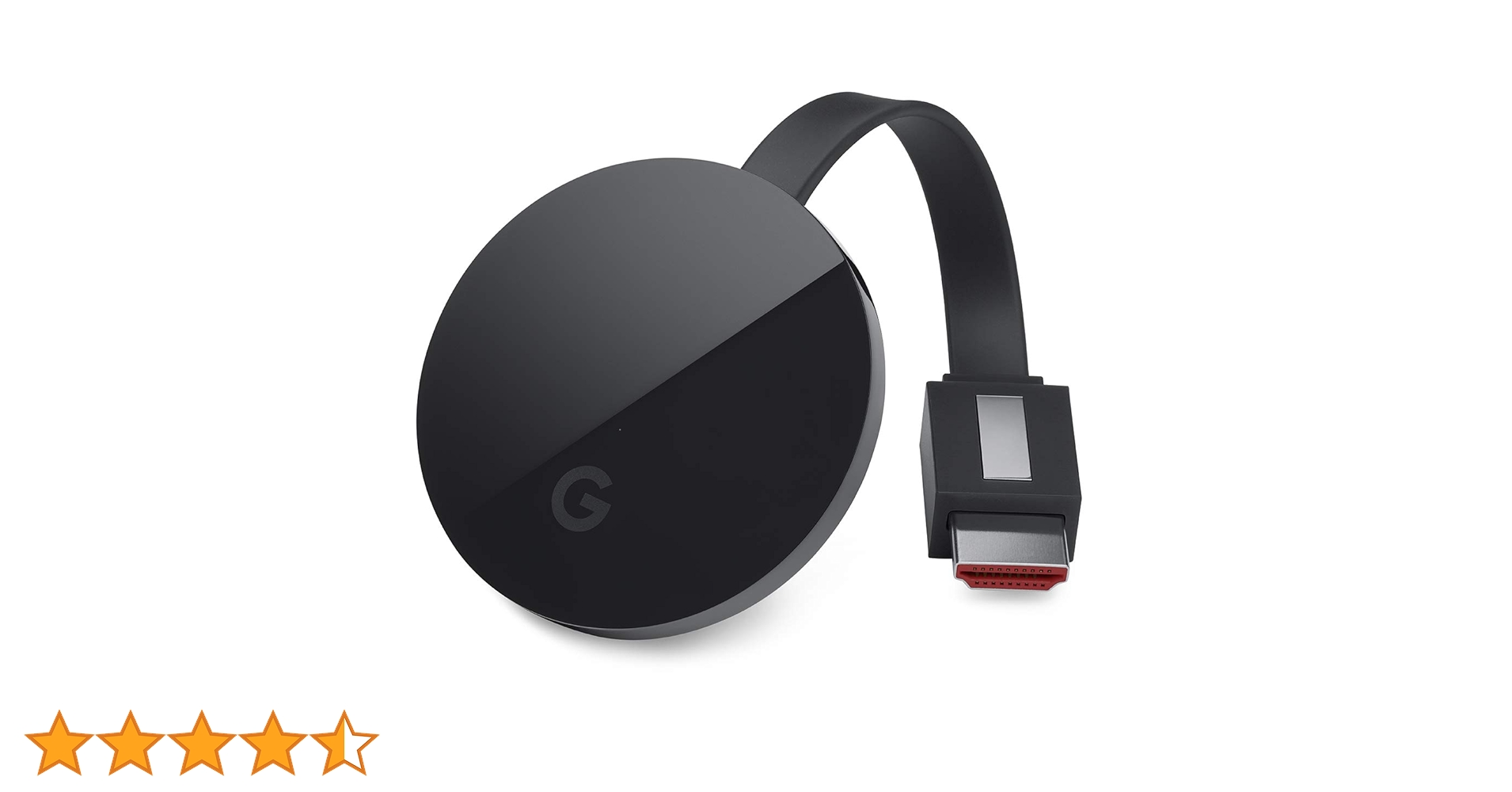 PC周辺機器 Google Chromecast Ultra 4K Google Chromecast Ultra, Stream 4K and HDR, Built-in